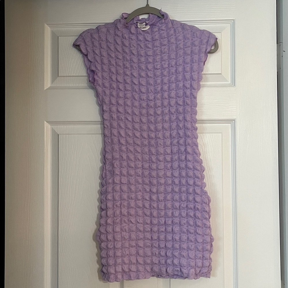Lavender 90s Popcorn Dress!